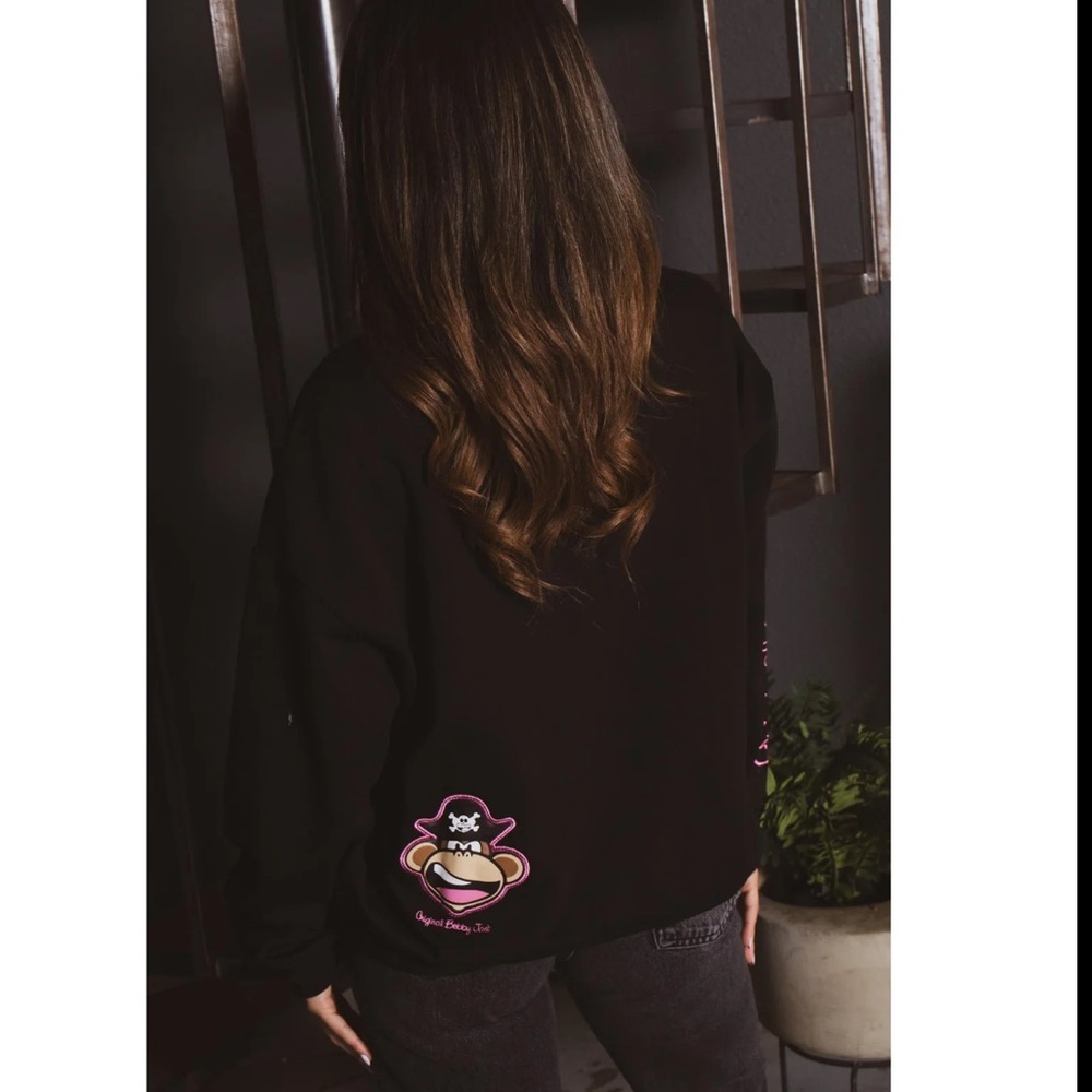 Bobby Jack embroidered sweatshirt size L - surrender your booty graphic - Picture 8 of 10